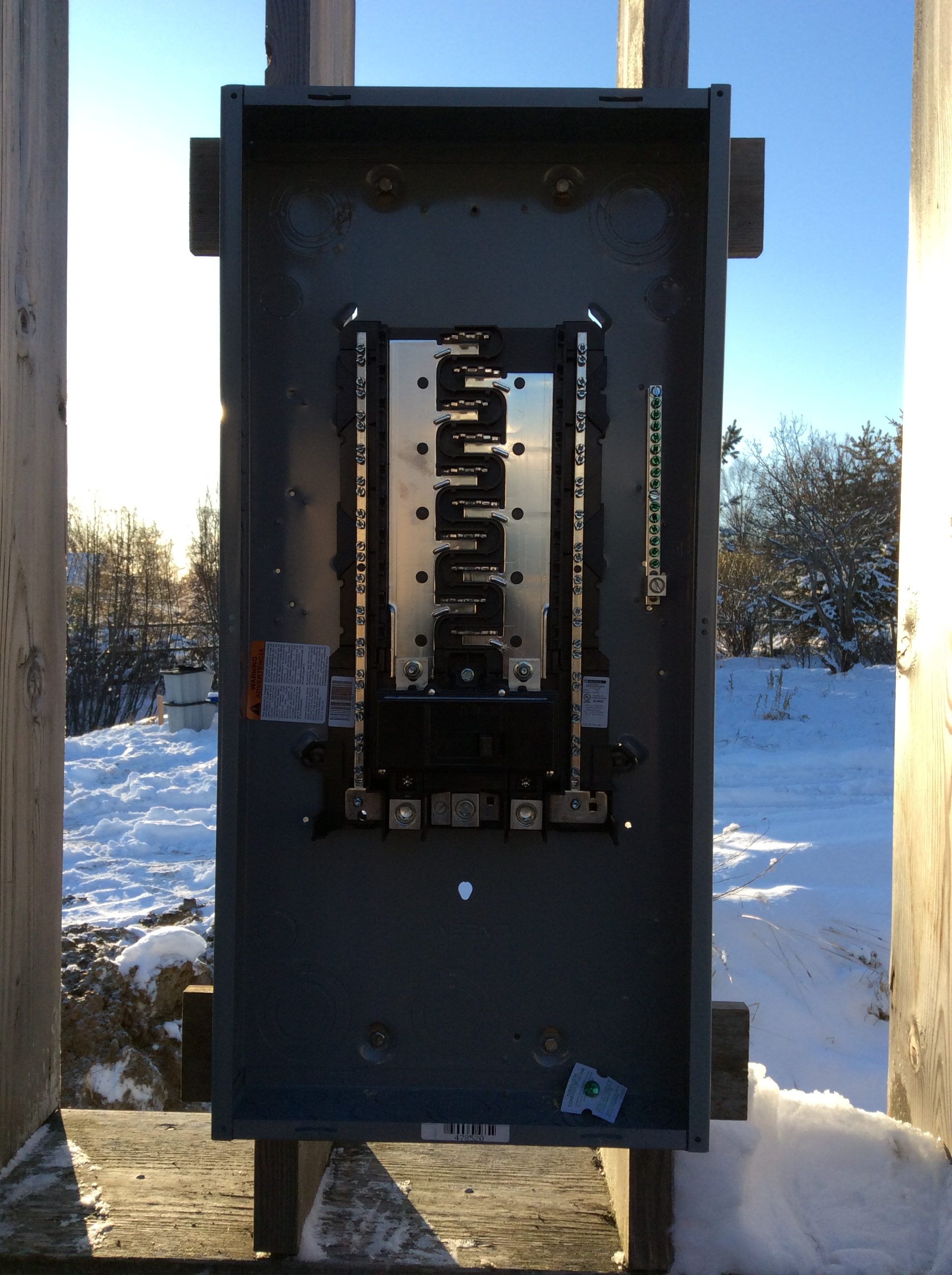 Electrical 200 amp RV Sites sub panel RV Sites in Homer Alaska