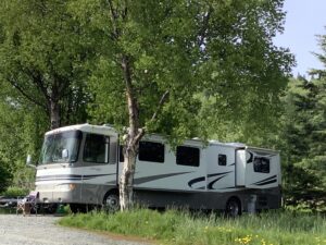 RV Sites in Homer pretty much a full house….