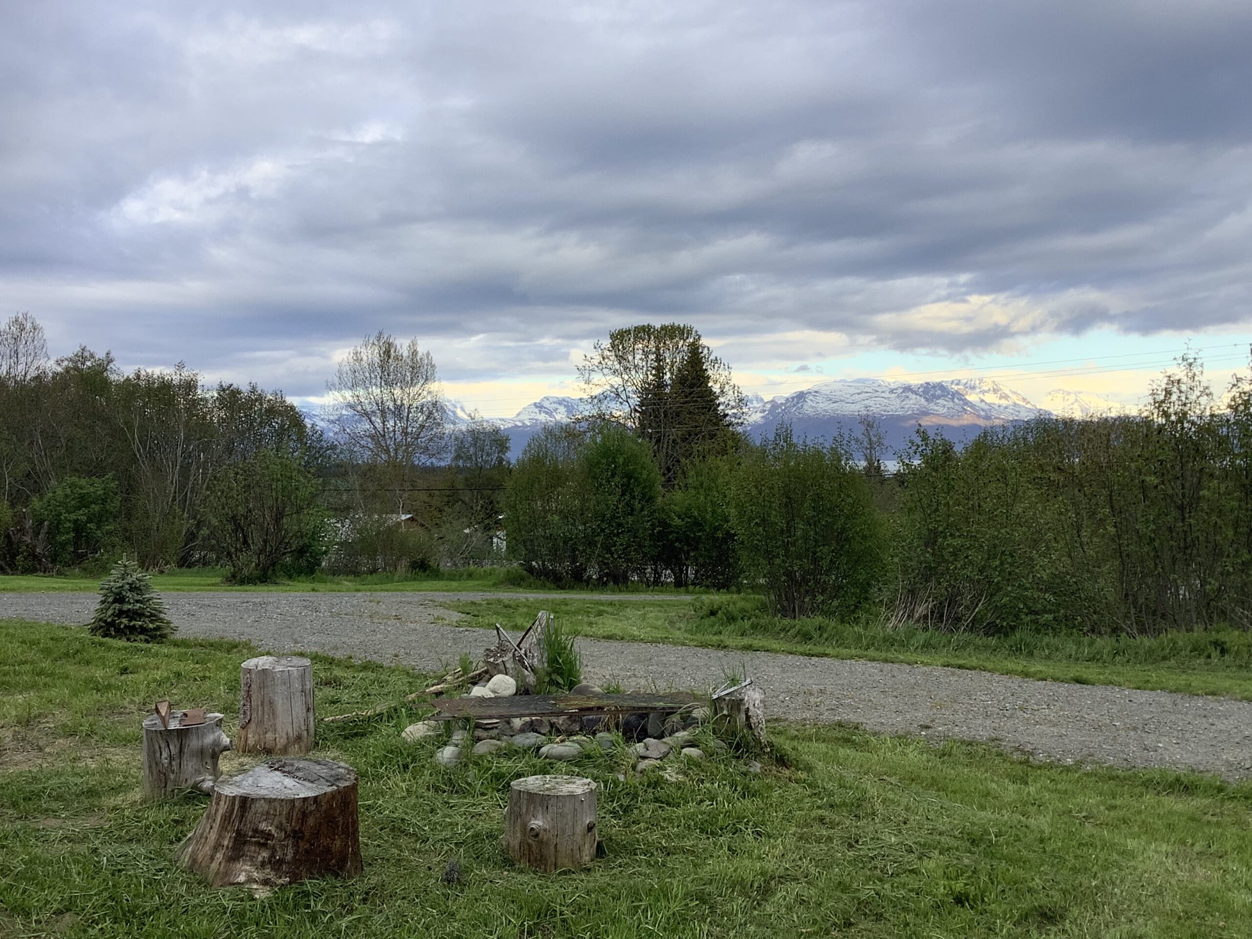 Spring at RV Sites in Homer