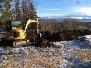 Septic Lines for RV Site #2 and #3