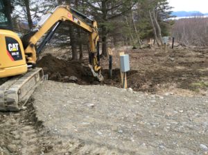 Extended the septic standpipe RV Site#2