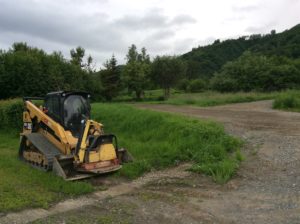 Getting a little more gravel work done