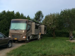 RV Site #1 is occupied through July....