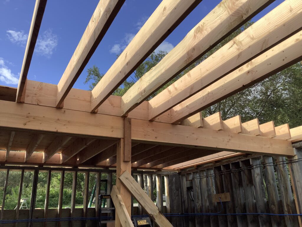 Getting more joist laid…